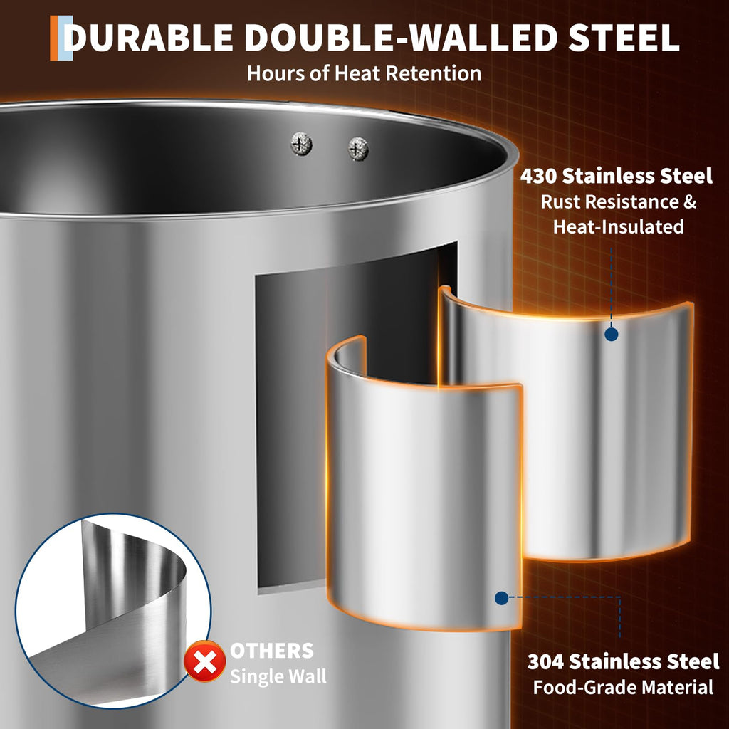 10L Stainless Steel Commercial Coffee Urn S885