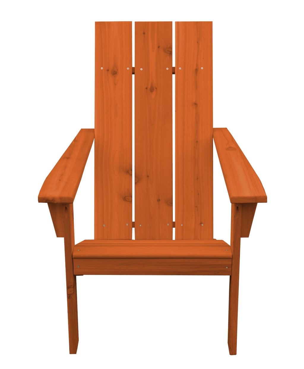 Redwood Stained Cedar Wood Adirondack Chair Z2206