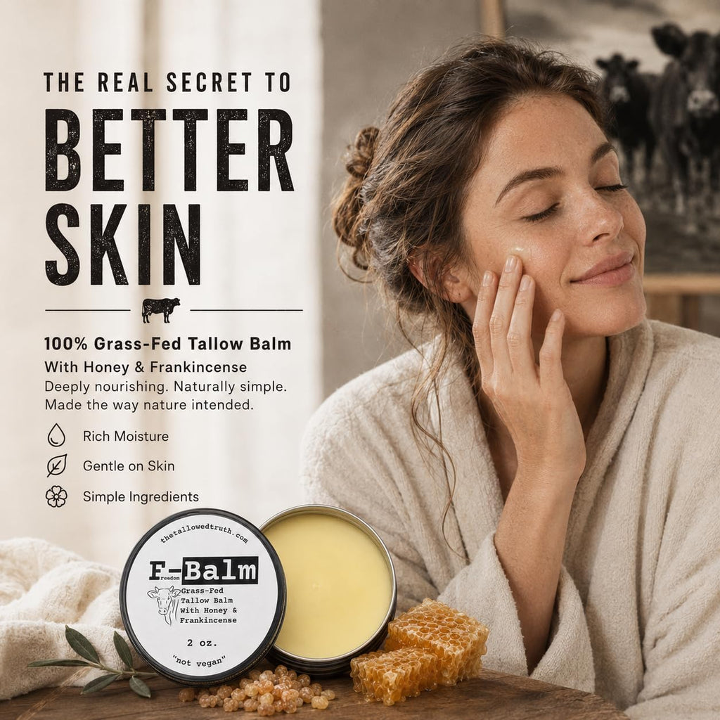 Beef Tallow and Honey Balm, 2 oz F884