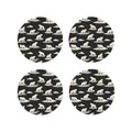 White Bear Print Coasters Set of 4 B115