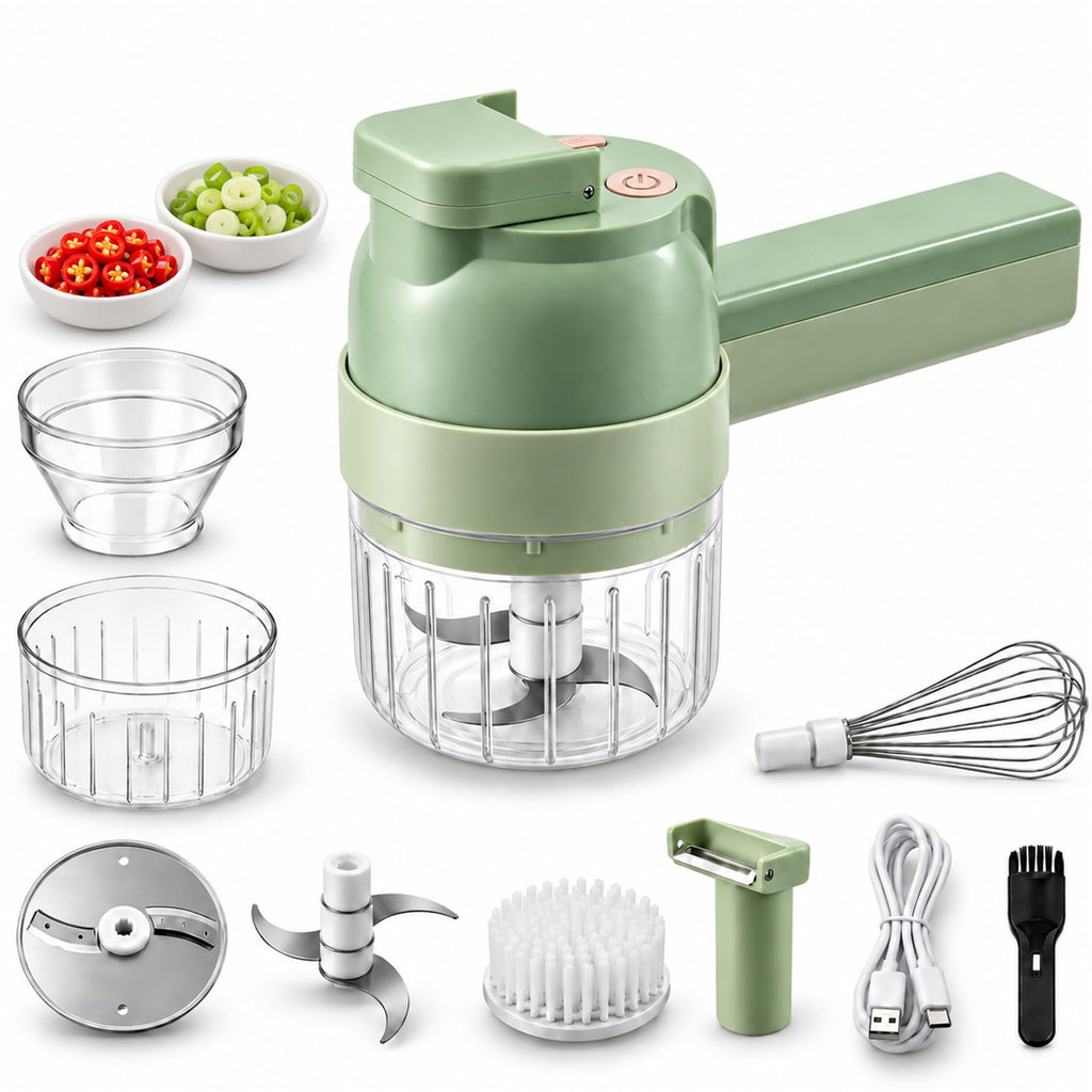 4-in-1 Handheld Electric Vegetable Cutter O725608