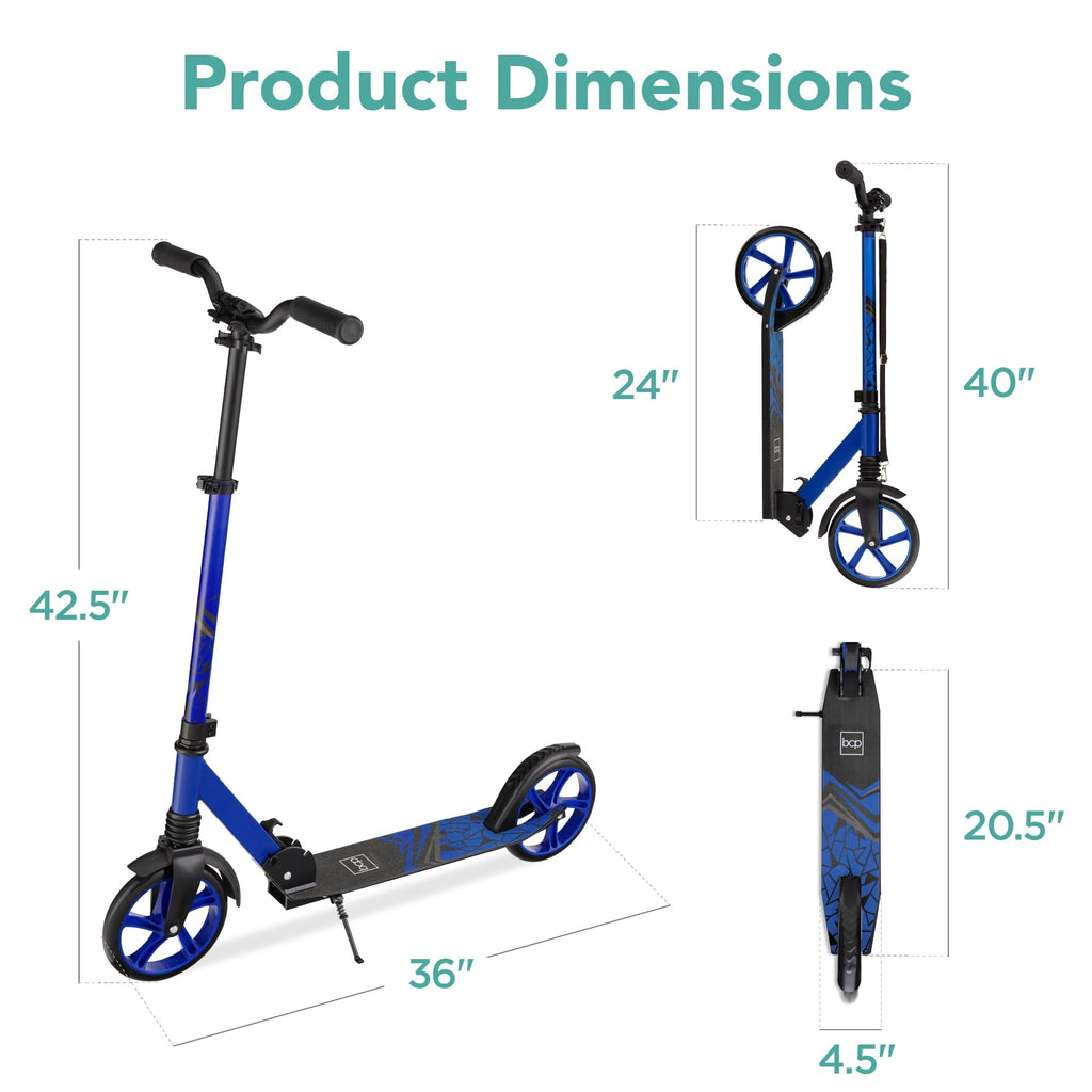 Foldable Large Wheel Kick Scooter with Suspension I394