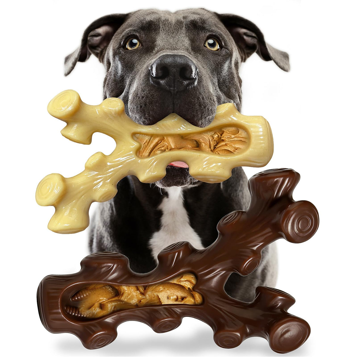 2 Pack Dog Chew Toys for Medium Large Breed T96980