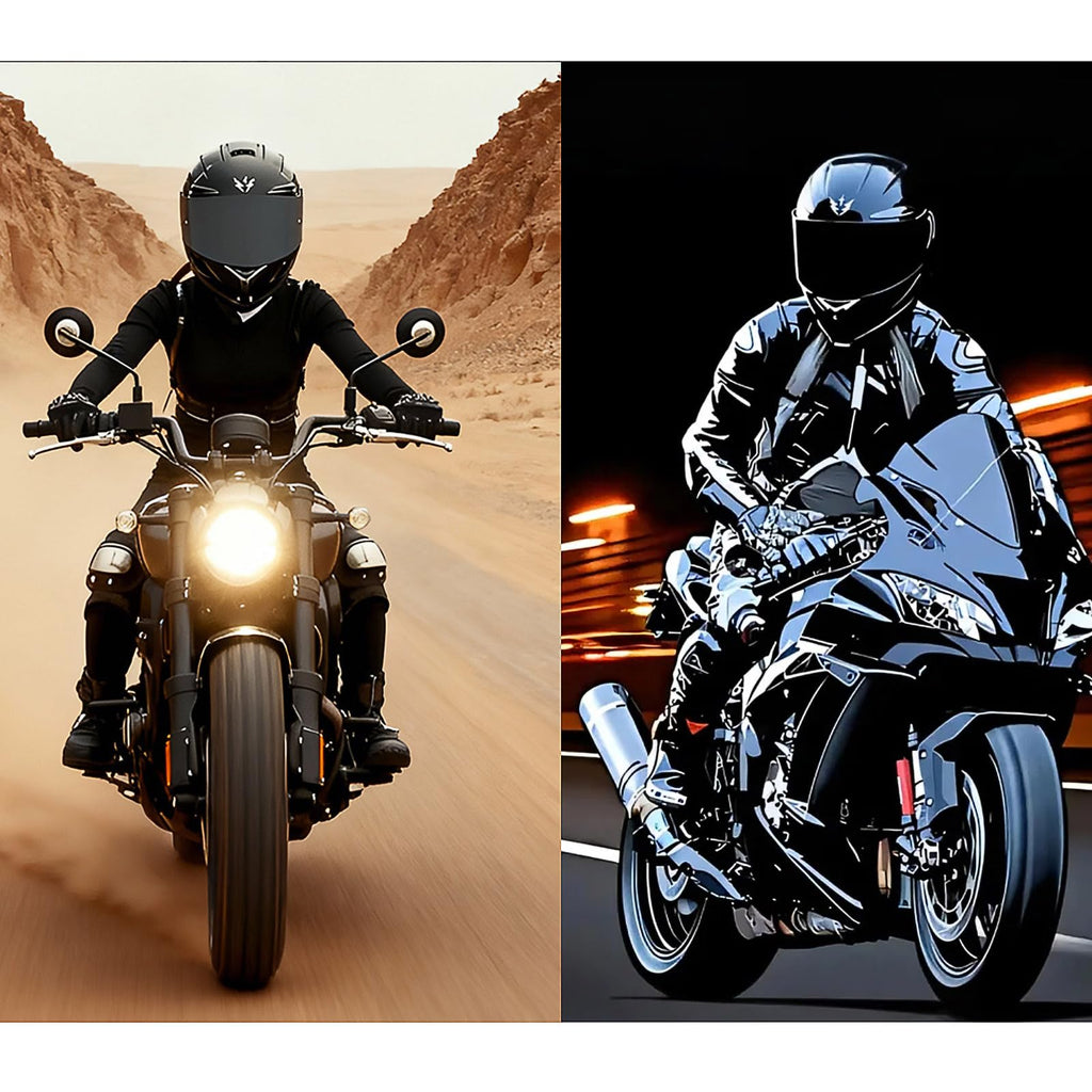 Motorcycle Full Face Helmet with Dual Visor R214120