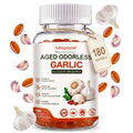 Aged Garlic Extract 1200 mg Softgels with CoQ10 Ubiquinol & Vitamin K2 180 Counts Y709