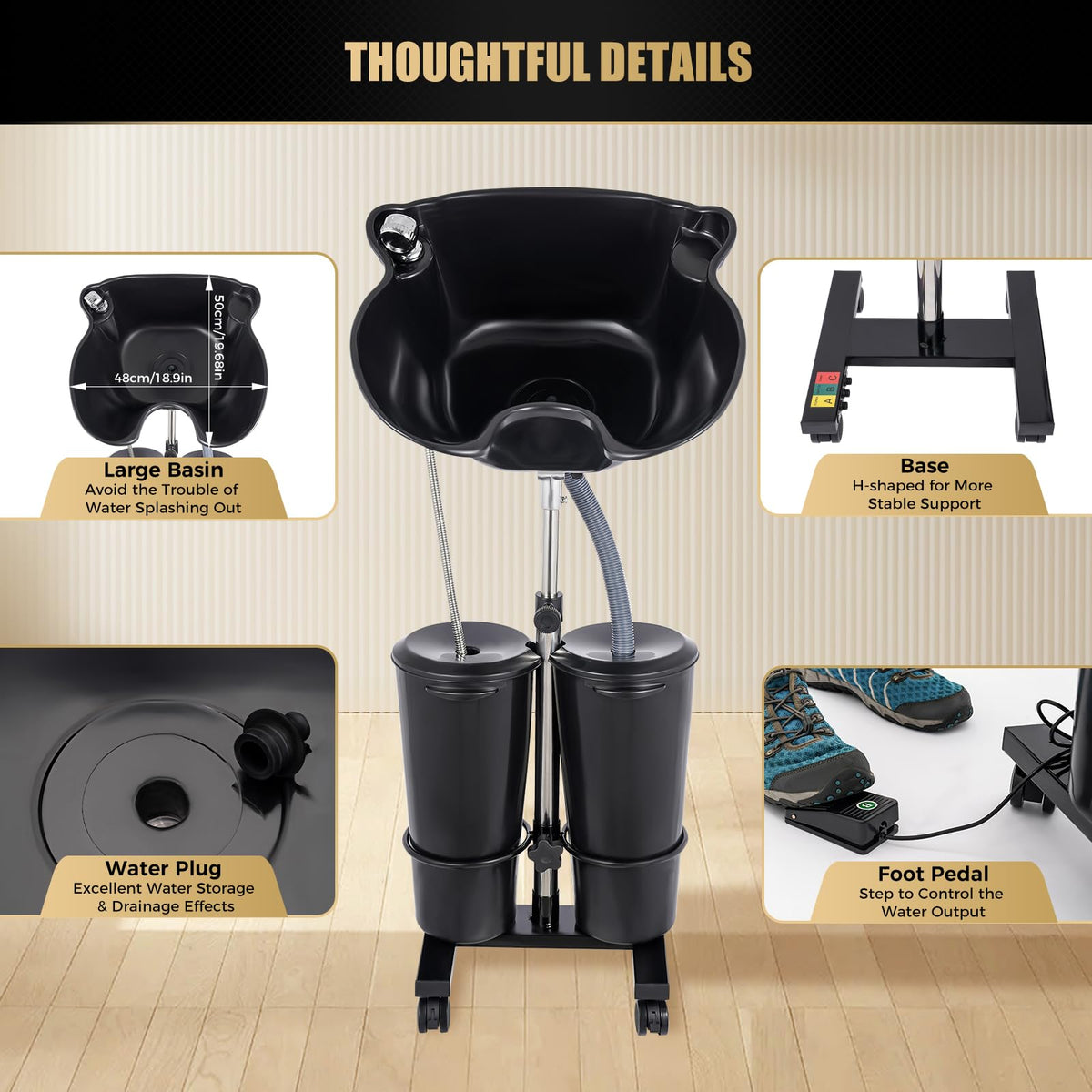 Electric Hair Washing Shampoo Bowl N87418