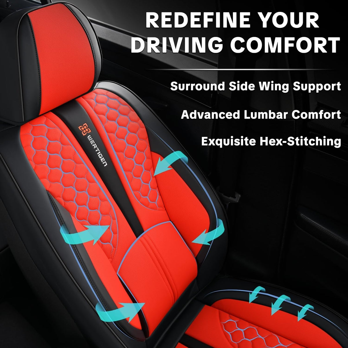 Universal Car Seat Covers Full Set 5 Seats A8012
