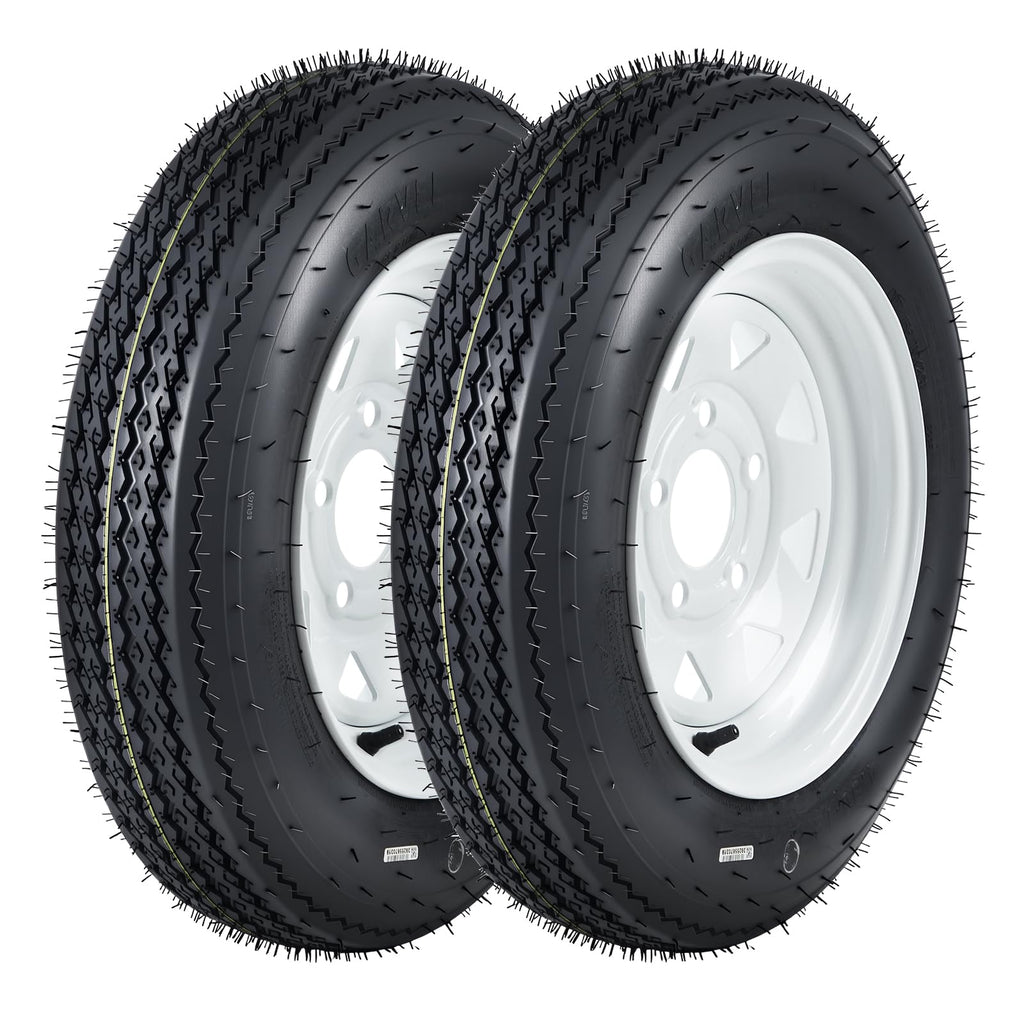 12 Trailer Tire and Wheel Assembly 5 Lug Set of 2 Q786637
