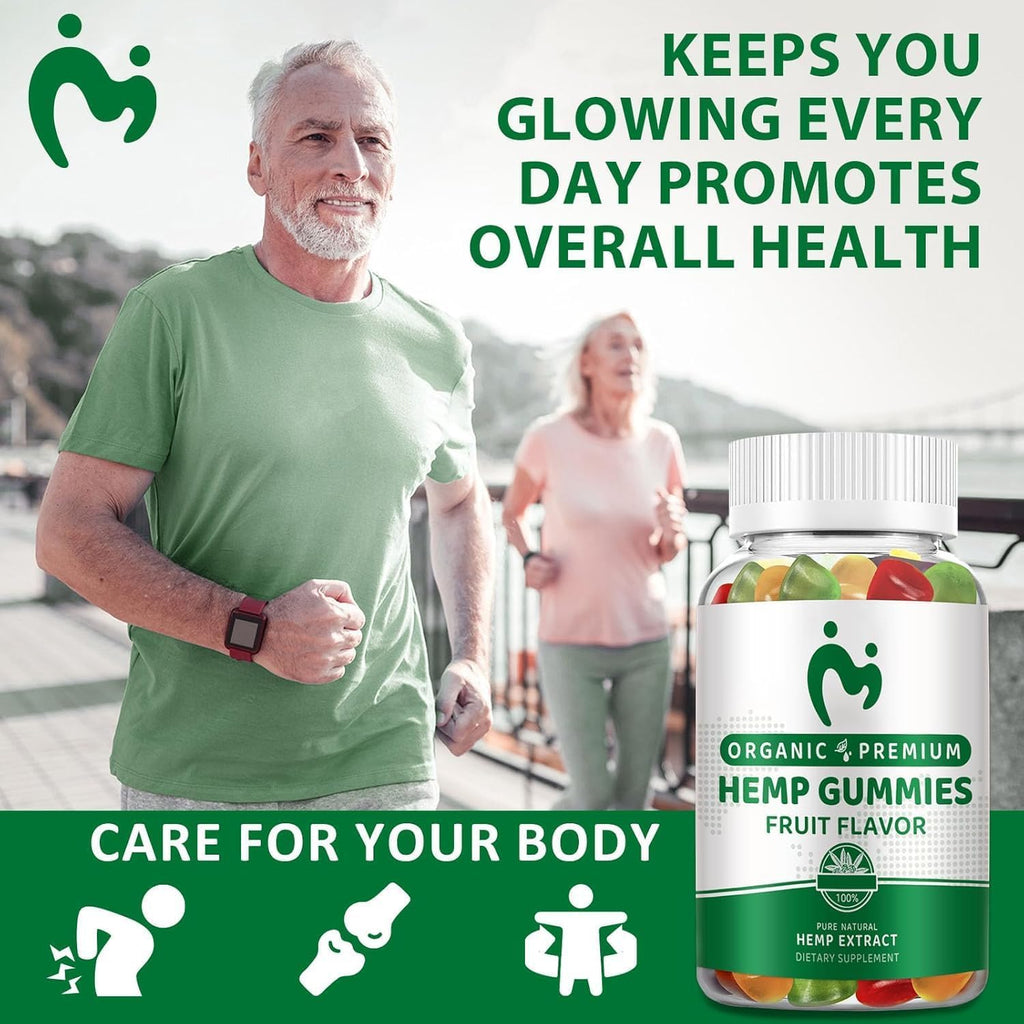 Hemp Gummies Extra Strength Vegan Low Sugar 3 Pack V47568