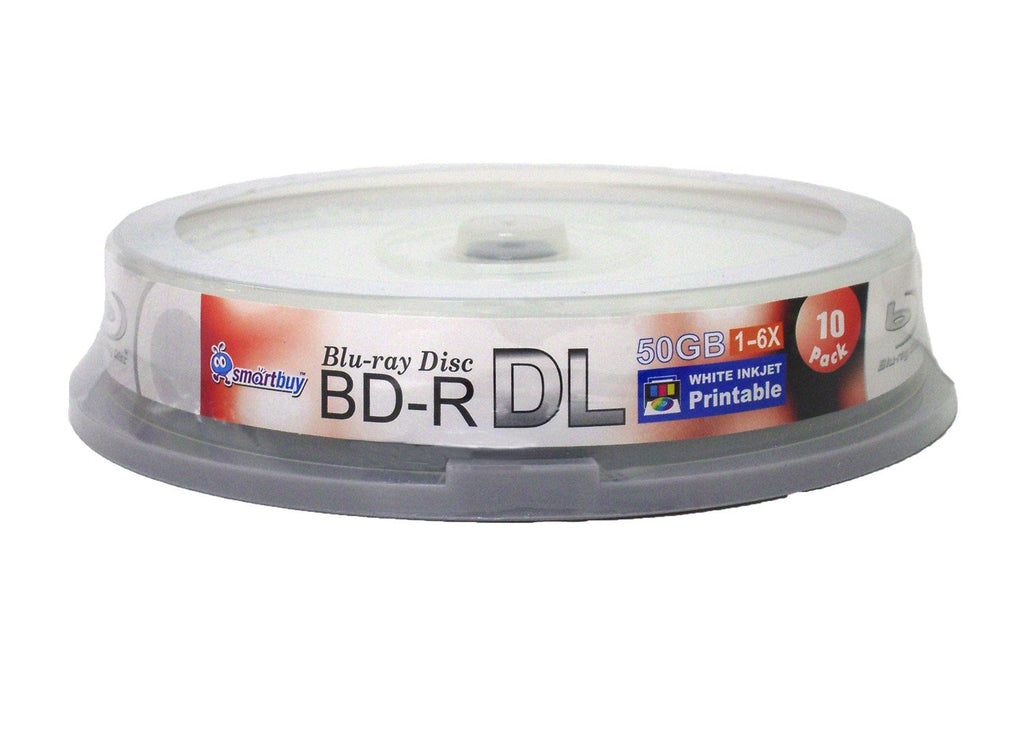 30-disc 50gb 6X Bd-r Dl White Inkjet Hub Printable Blank Disc F895303