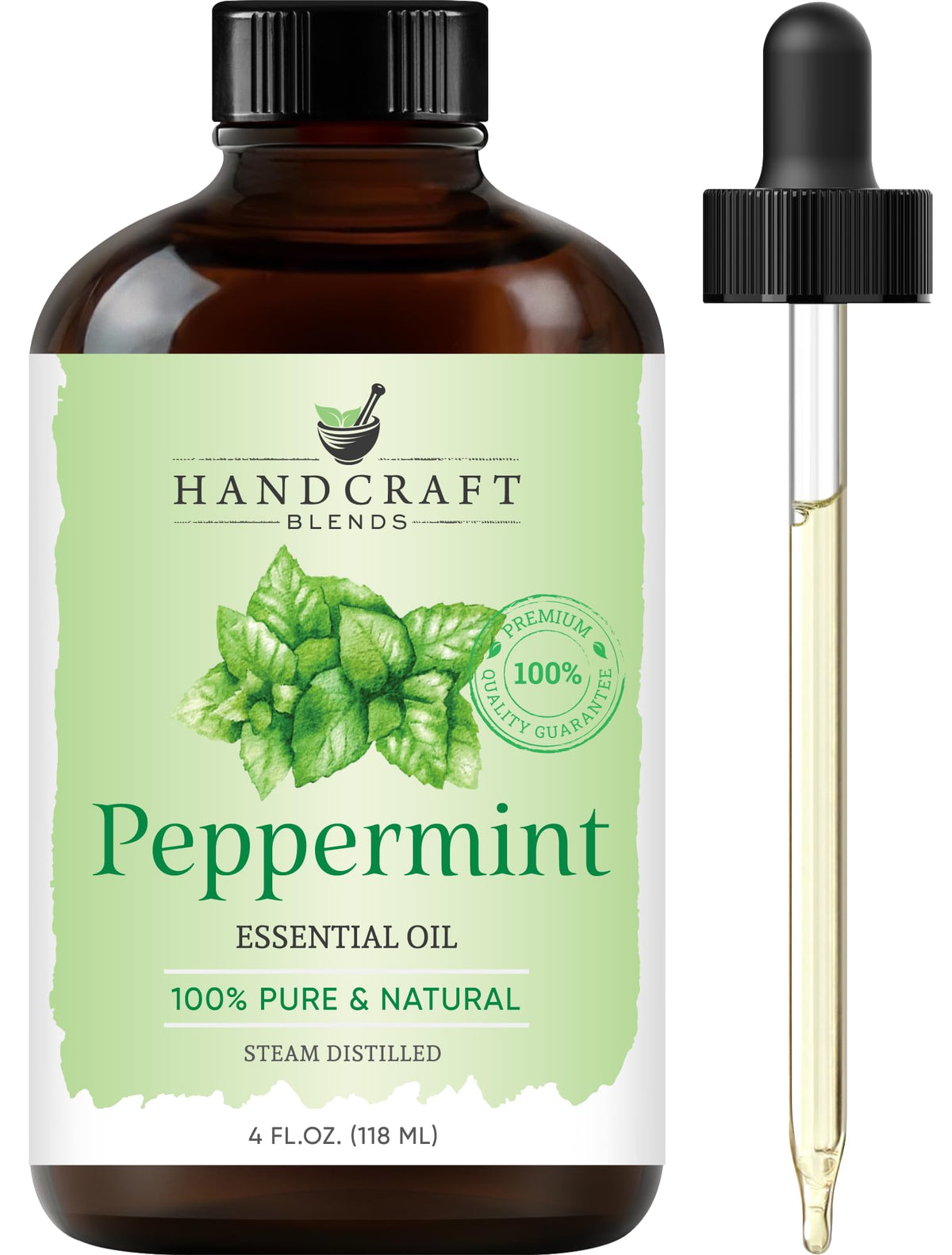 Peppermint Tea Tree Lavender Essential Oil Set 4 Fl. Oz I318