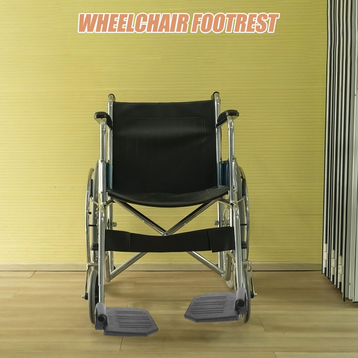 Replacement Wheelchair Footrest 2pcs Heavy Duty U880