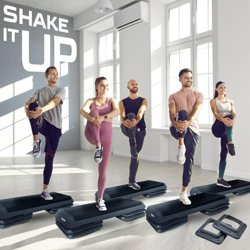 16"x16" Adjustable Risers for Aerobic Step Platform (Pair) T688974