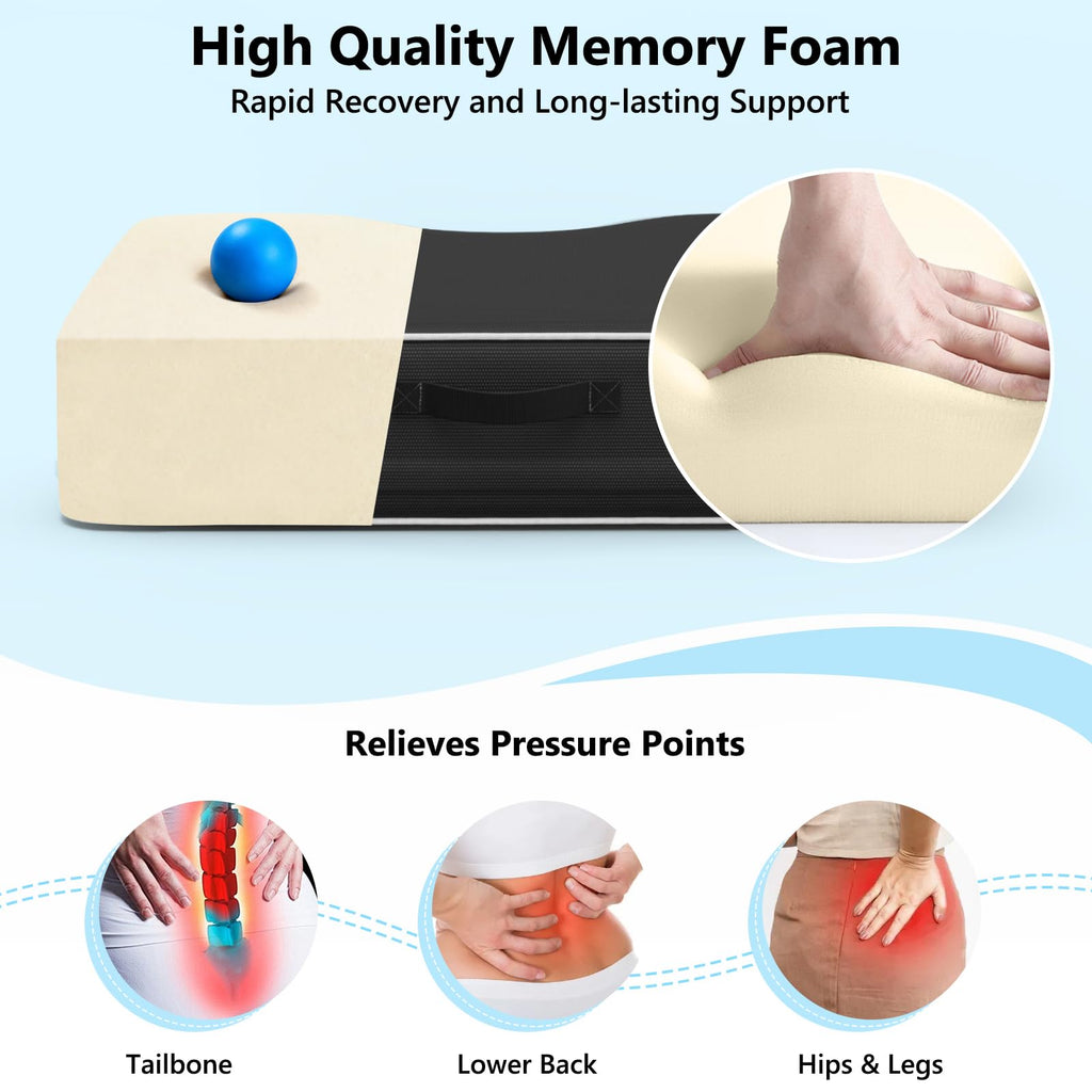 Waterproof Extra Thick 3.5" Portable Stadium Seat Cushions Z7351