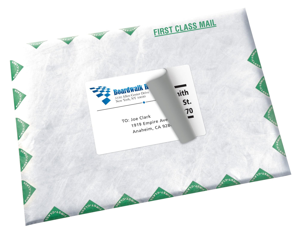 Printable Shipping Labels, 4" x 6", White, 20 Blank Address Labels Y246874