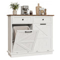 10 Gallon Double Tilt Out Trash Can Cabinet A595