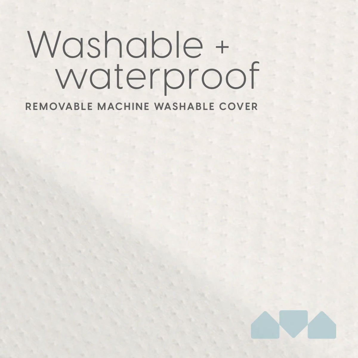 Infant Crib and Toddler Mattress, Machine Washable Waterproof Cover A4494