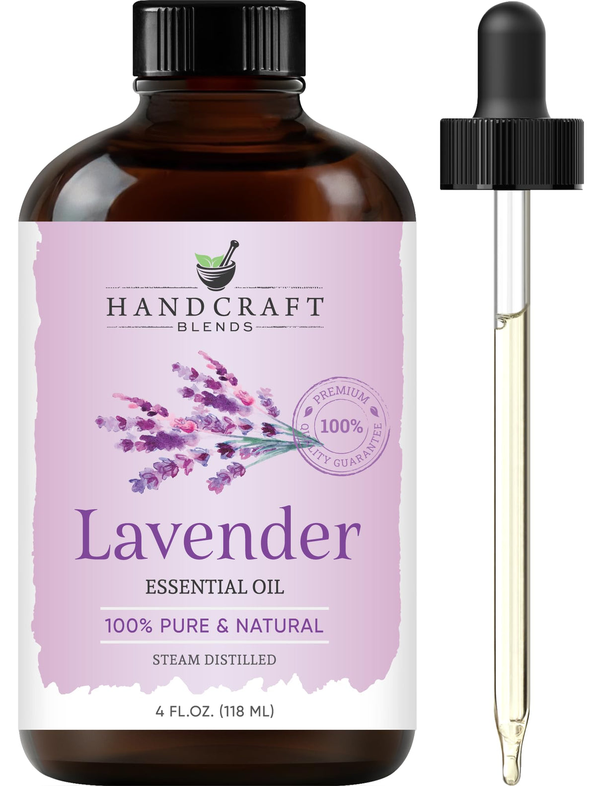 Peppermint Tea Tree Lavender Essential Oil Set 4 Fl. Oz I318