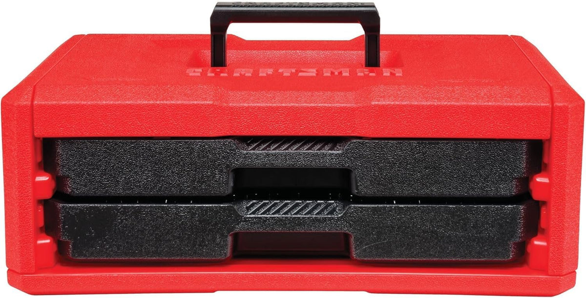 256-Piece Mechanics Hand Tool and Socket Set with 2-Drawer Tool Box I331040