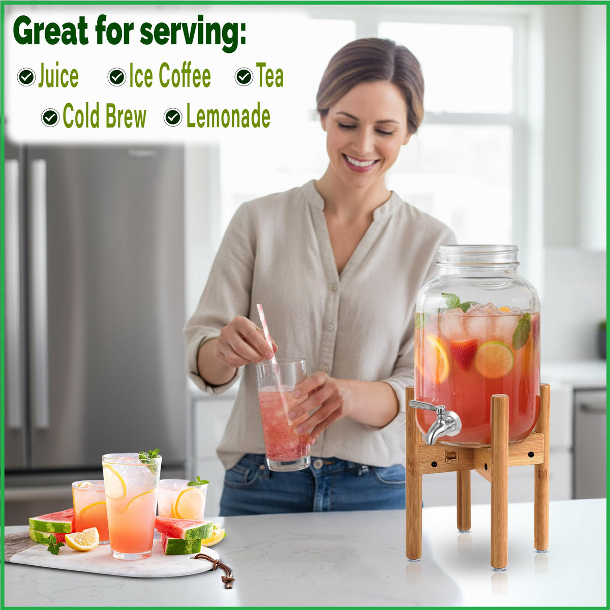 Drink Dispenser Stand F75586