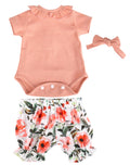20 inch Doll Clothes Shirt and Floral Pants Set E336575