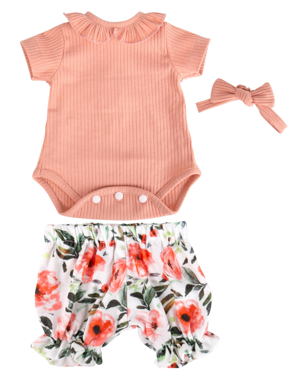 20 inch Doll Clothes Shirt and Floral Pants Set E336575