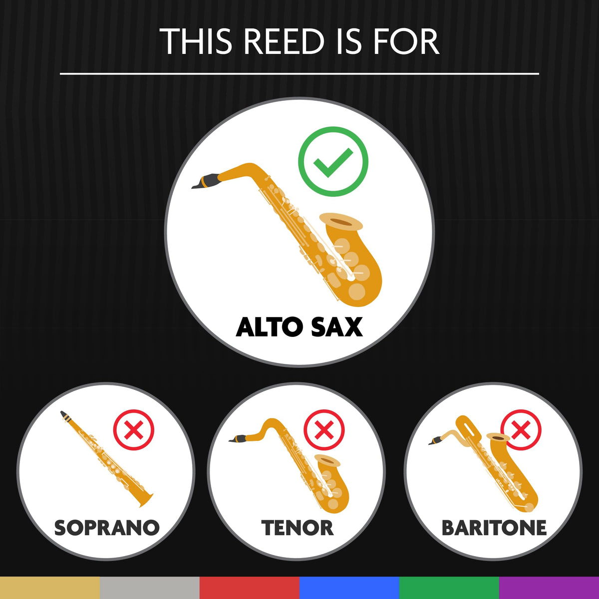 Alto Saxophone Reed Strength 2.50 Synthetic F8249