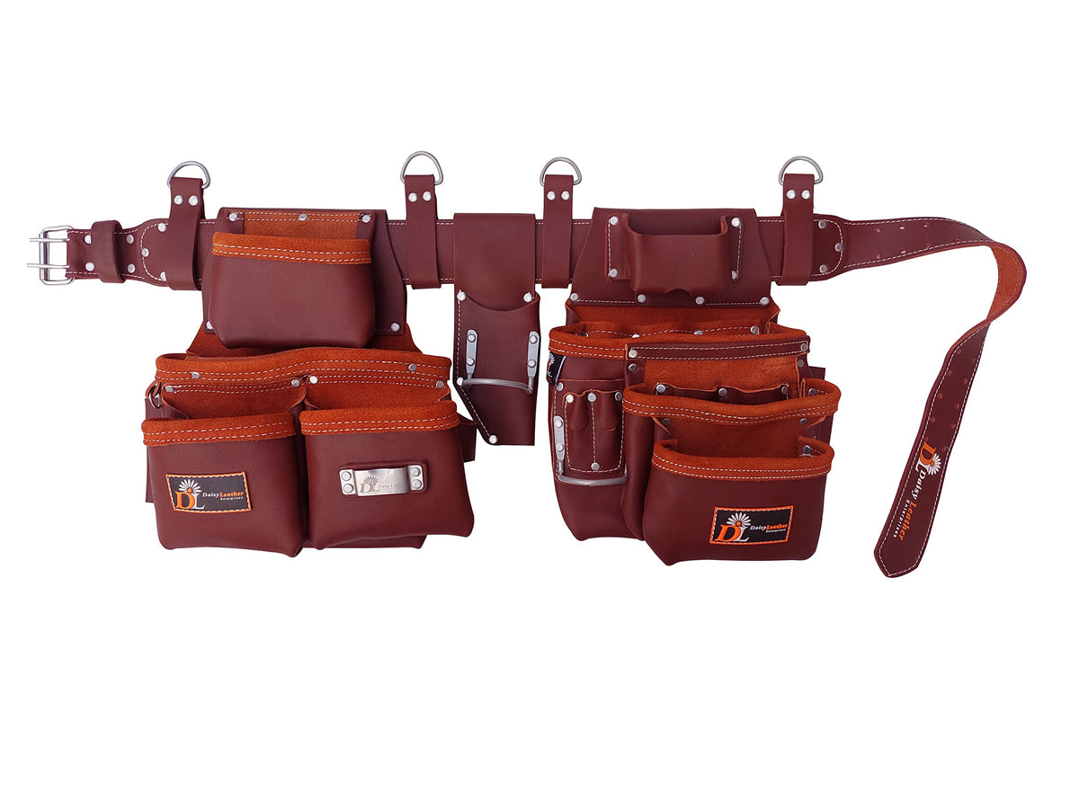 Leather Tool Belt with 27 Pockets K471517