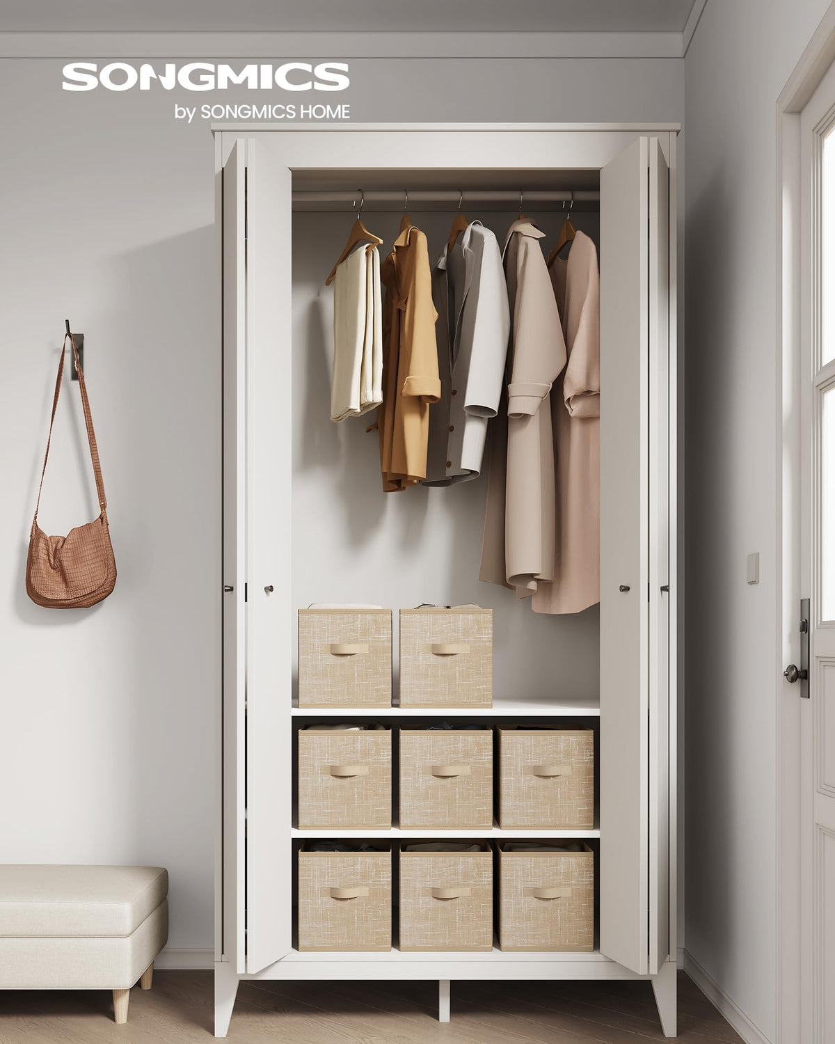 Set of 8 Foldable Storage Cubes H370946
