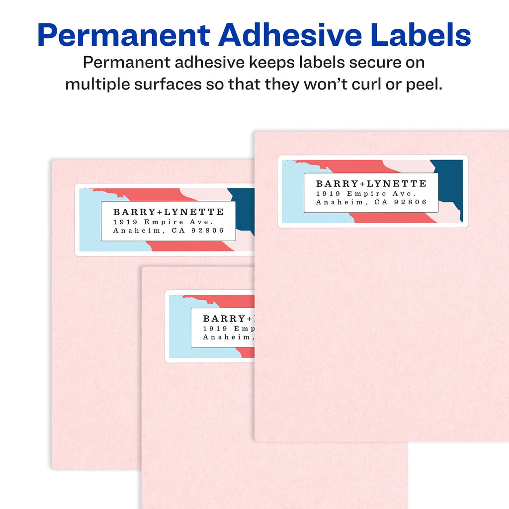 Printable Shipping Labels, 4" x 6", White, 20 Blank Address Labels Y246874