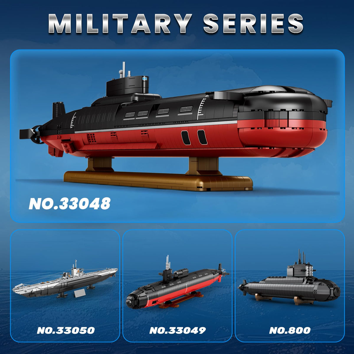 Nuclear Submarine Building Set Q80895