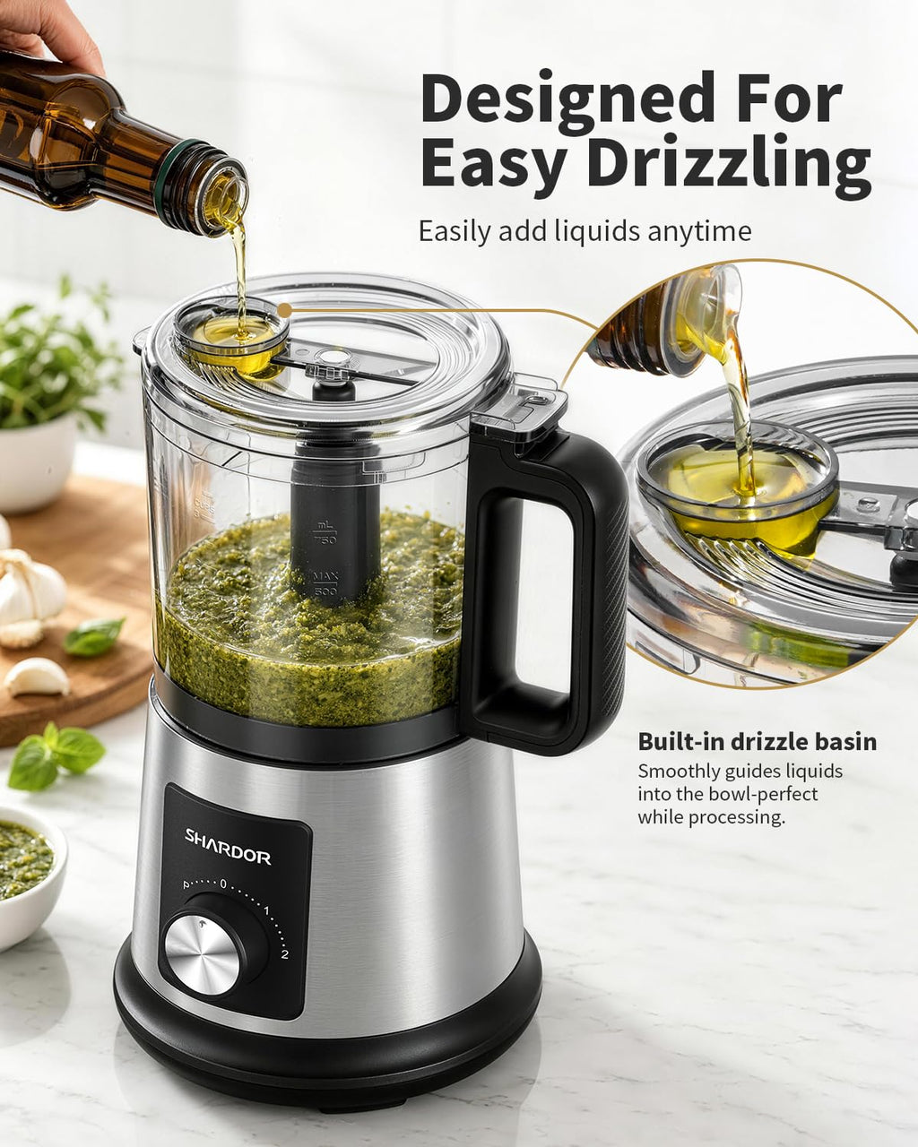 Electric Food Processor 4 Cup Food Chopper S432891