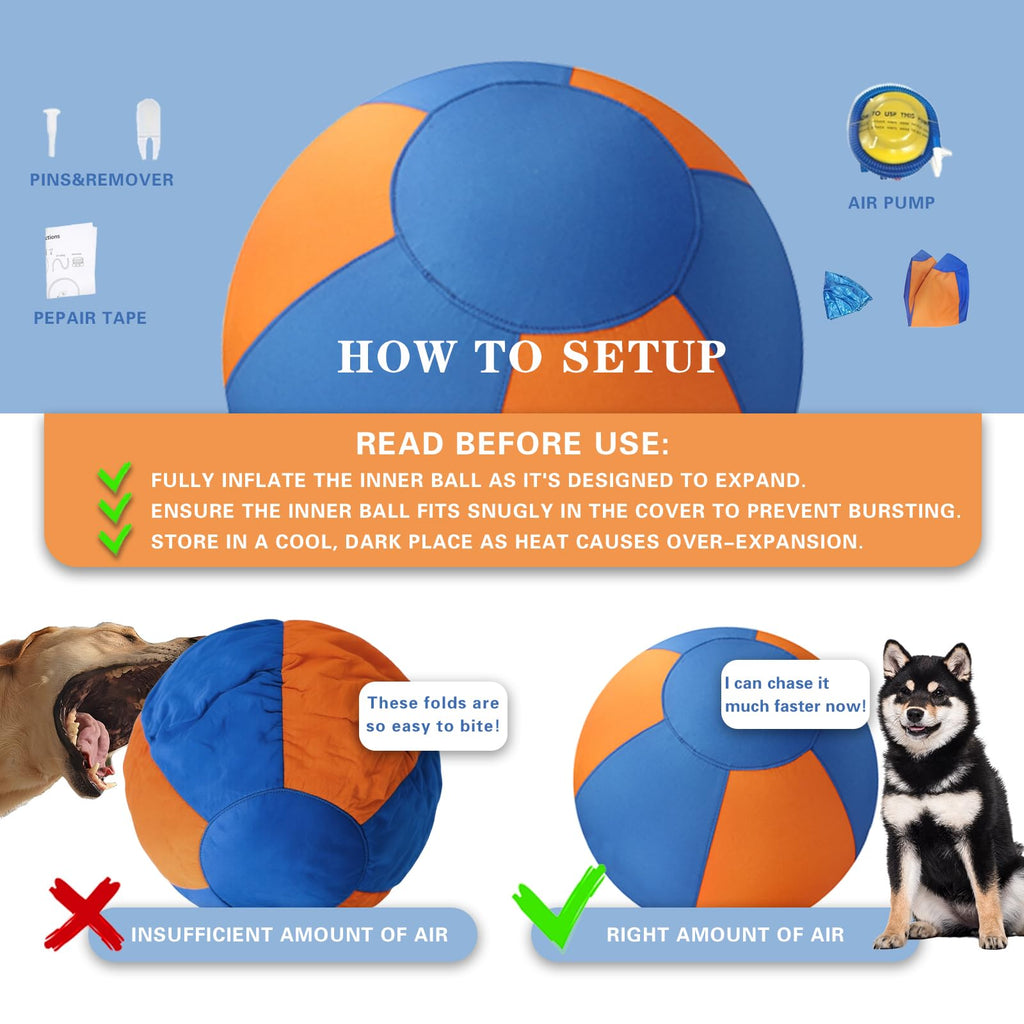 18'' Durable Waterproof Dog Herding Ball Z272