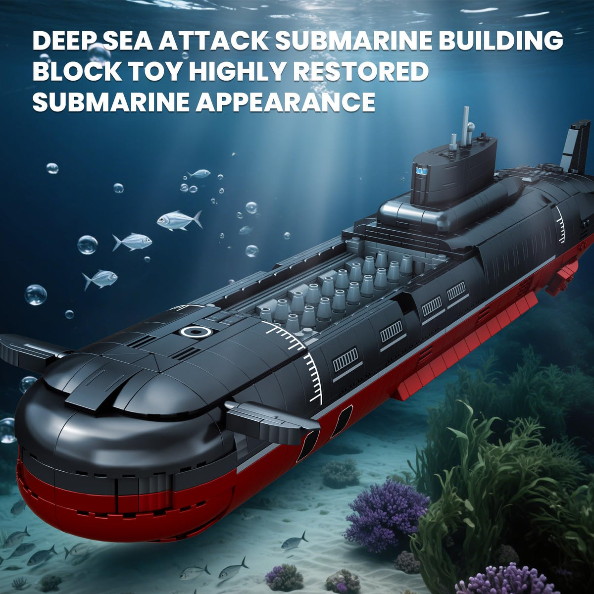 Nuclear Submarine Building Set Q80895