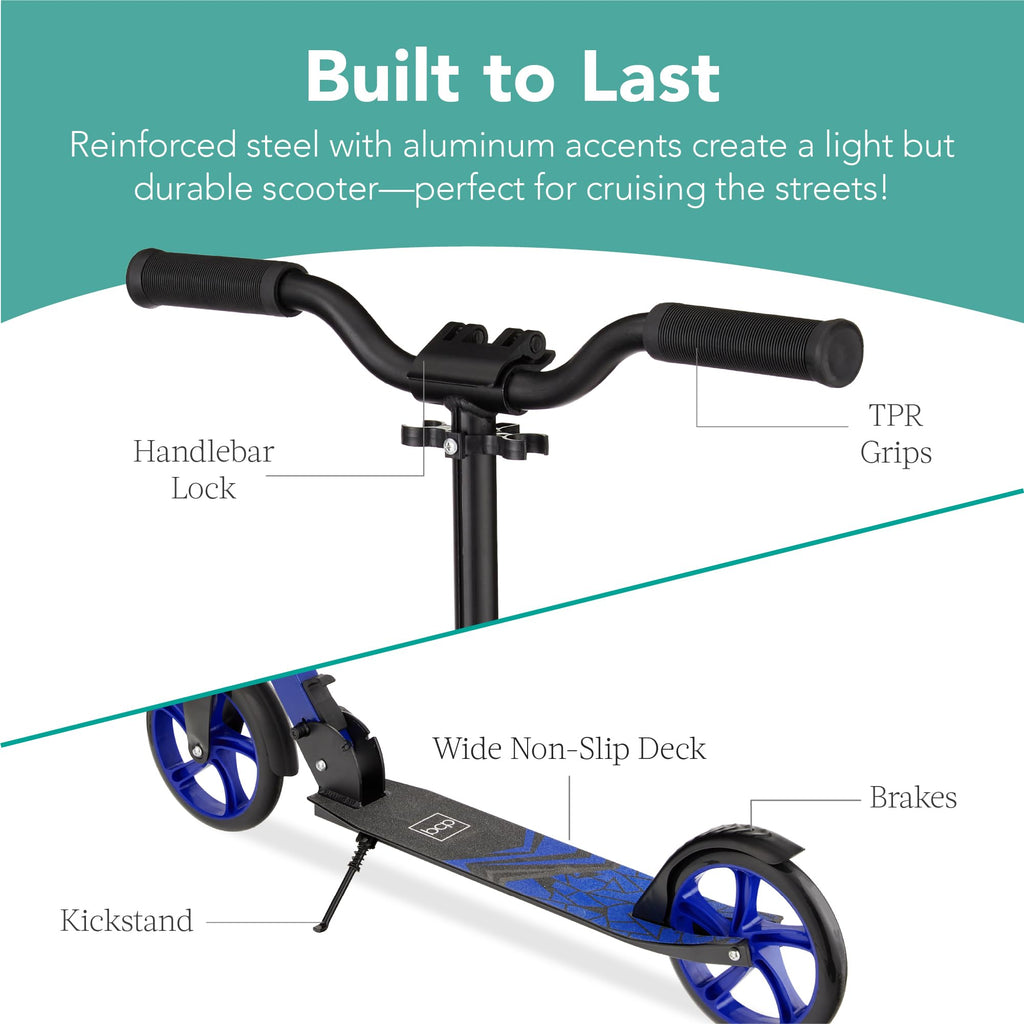 Foldable Large Wheel Kick Scooter with Suspension I394