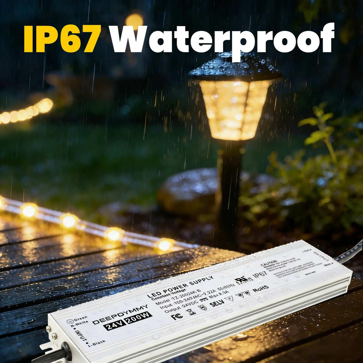 24V 200W Waterproof IP67 Power Supply P724410