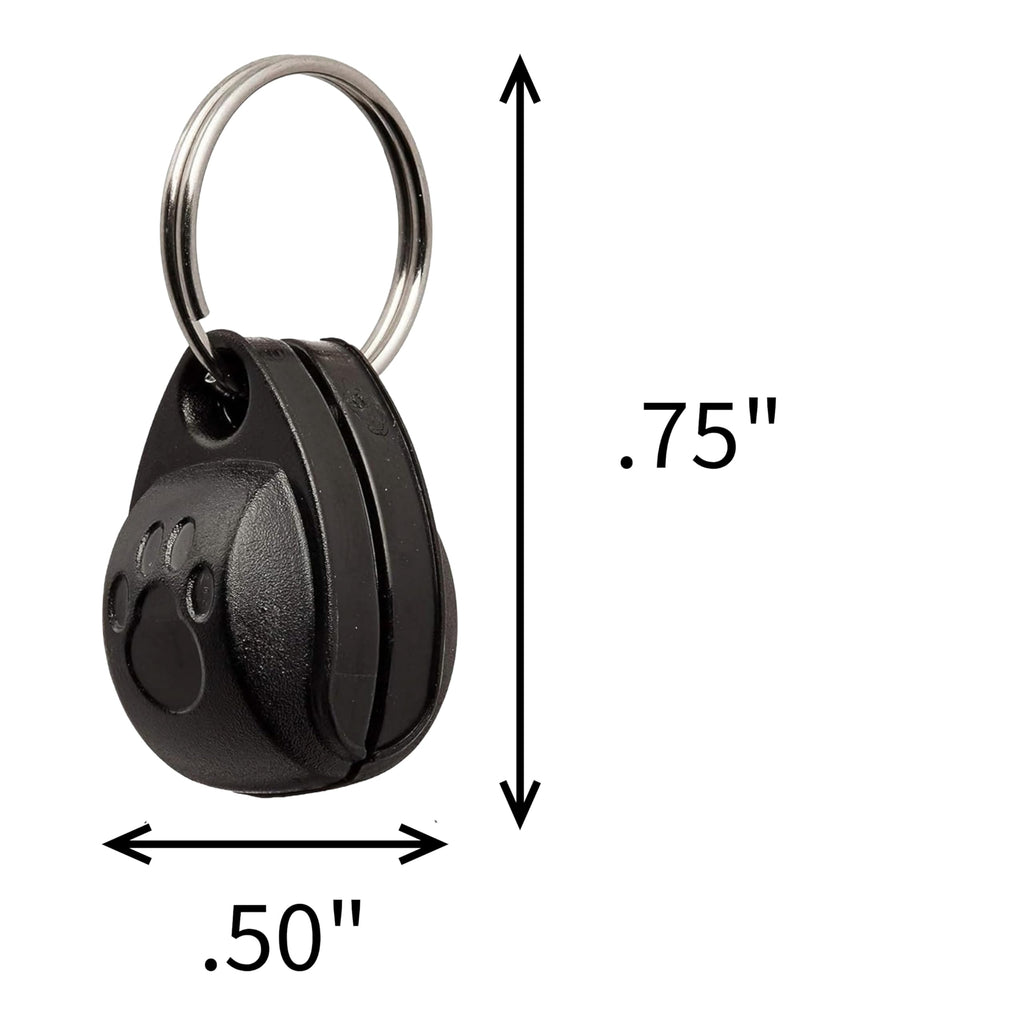 Electromagnetic 4-Way-Locking Cat Flap with 2 Collar Keys White P282642