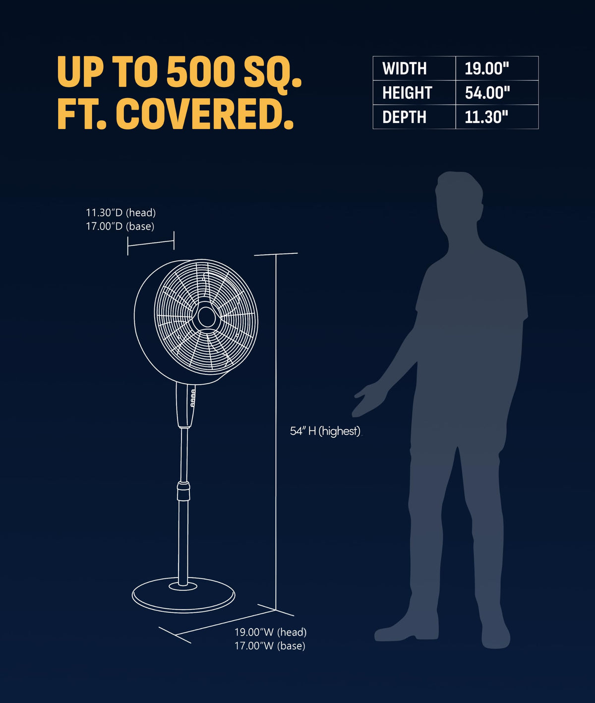 Outdoor Misting Pedestal Fan 1,600 CFM Oscillating 3 Speeds A810226