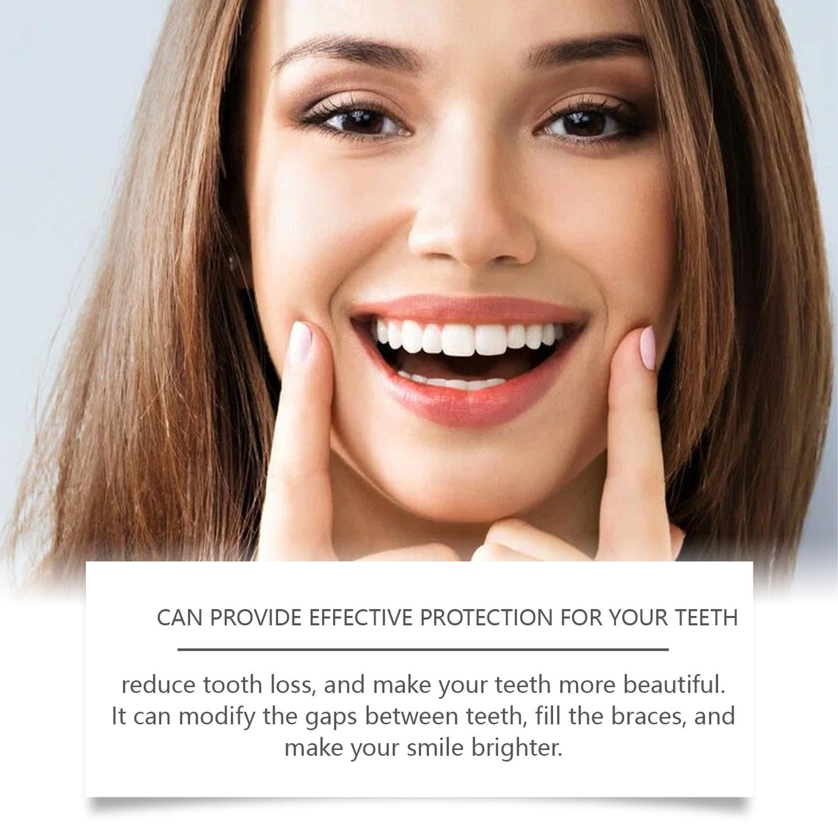 Soft Denture Silicone Veneers, Upper and Lower Denture Set Q788003