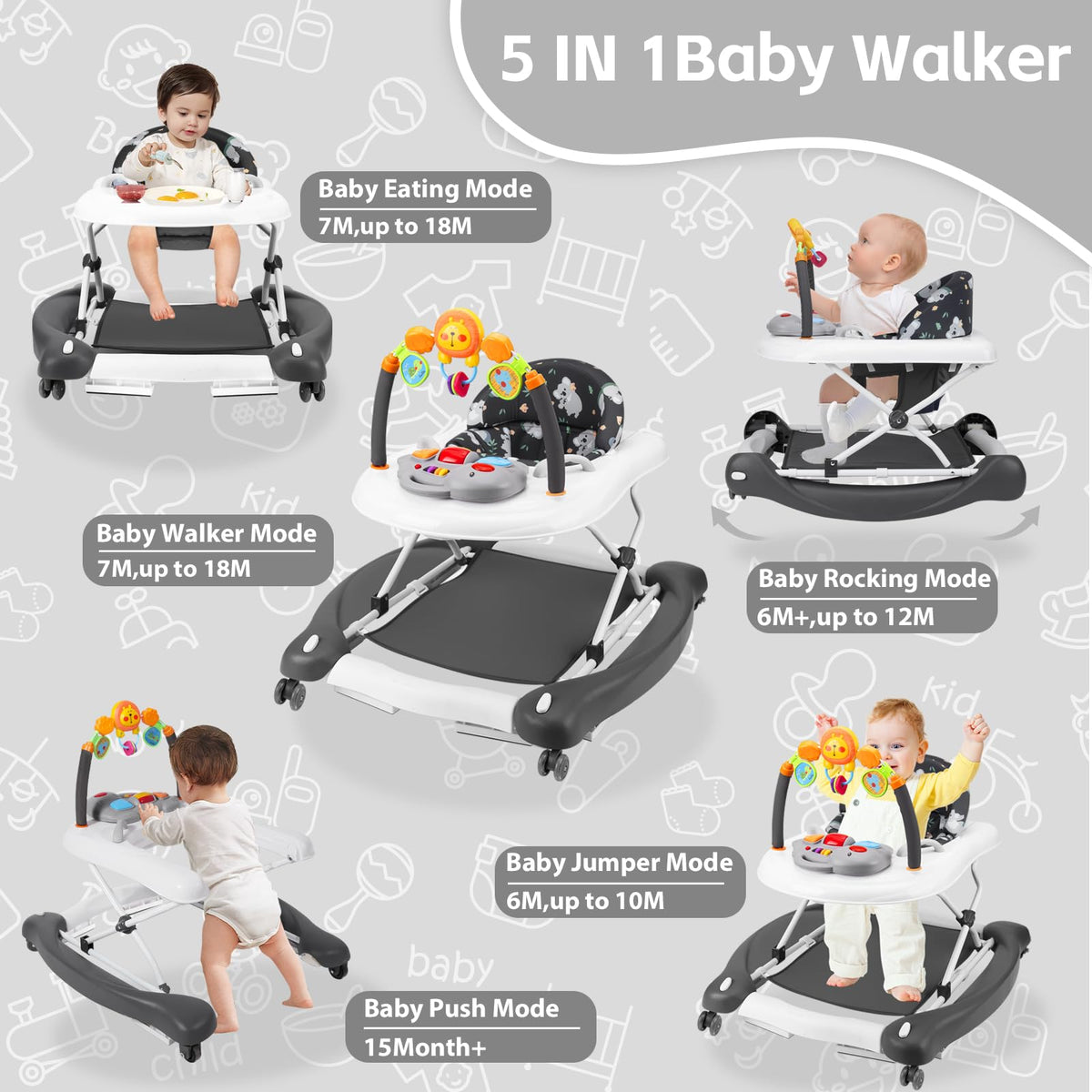 Foldable Baby Walker F58080
