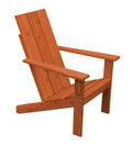 Redwood Stained Cedar Wood Adirondack Chair Z2206