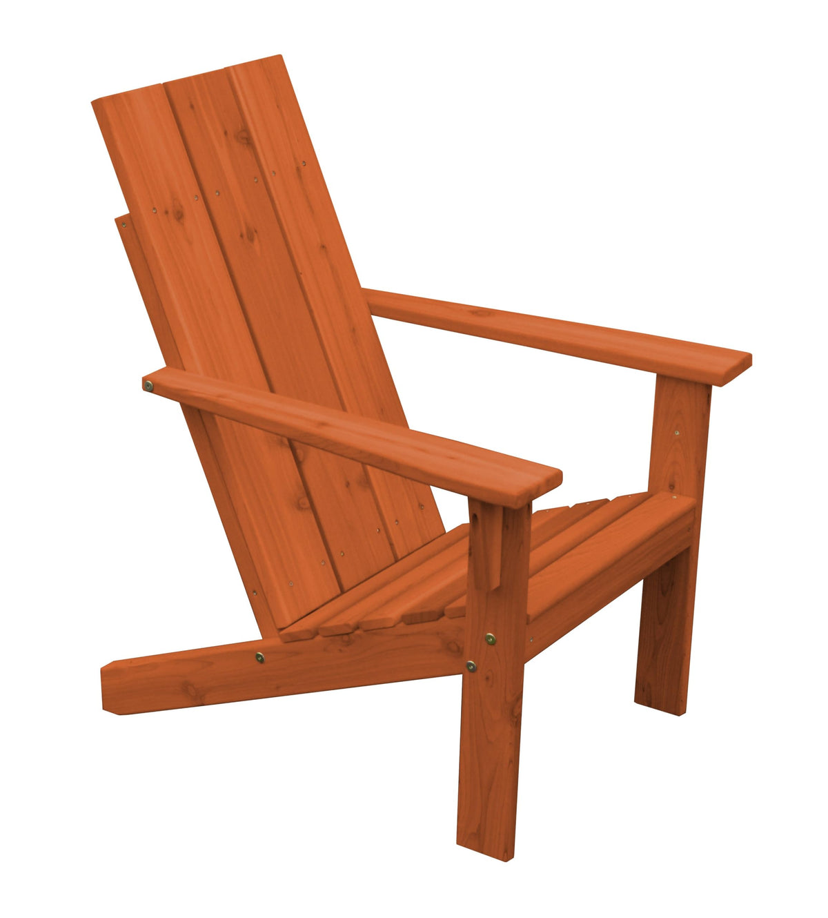 Redwood Stained Cedar Wood Adirondack Chair Z2206