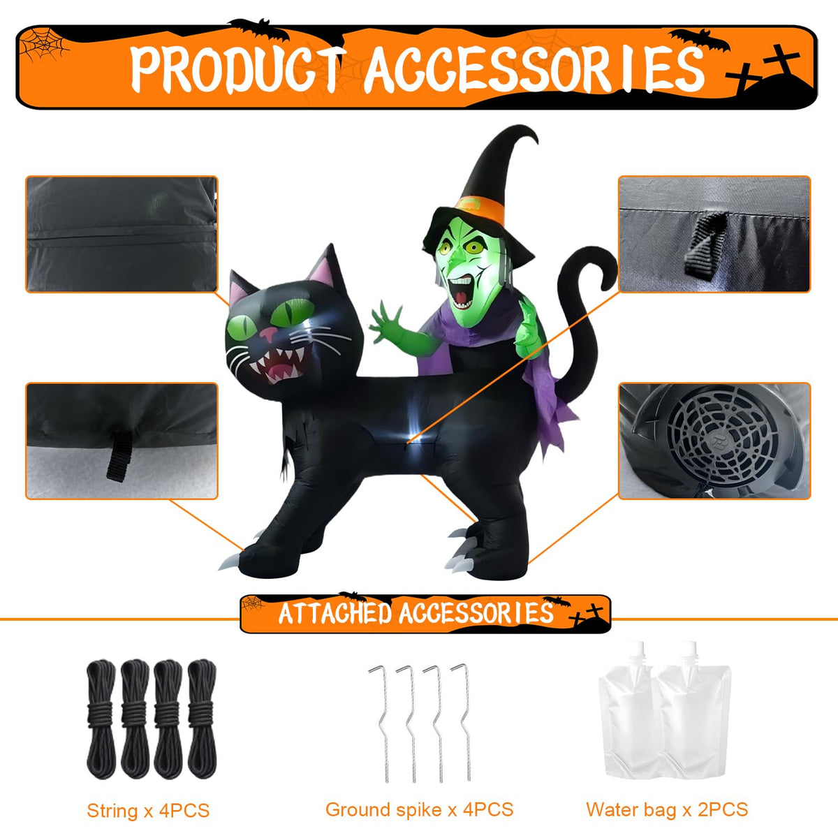 8ft Halloween Inflatable L826373