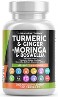 Turmeric Moringa Ginger Boswellia Saffron Supplement F275