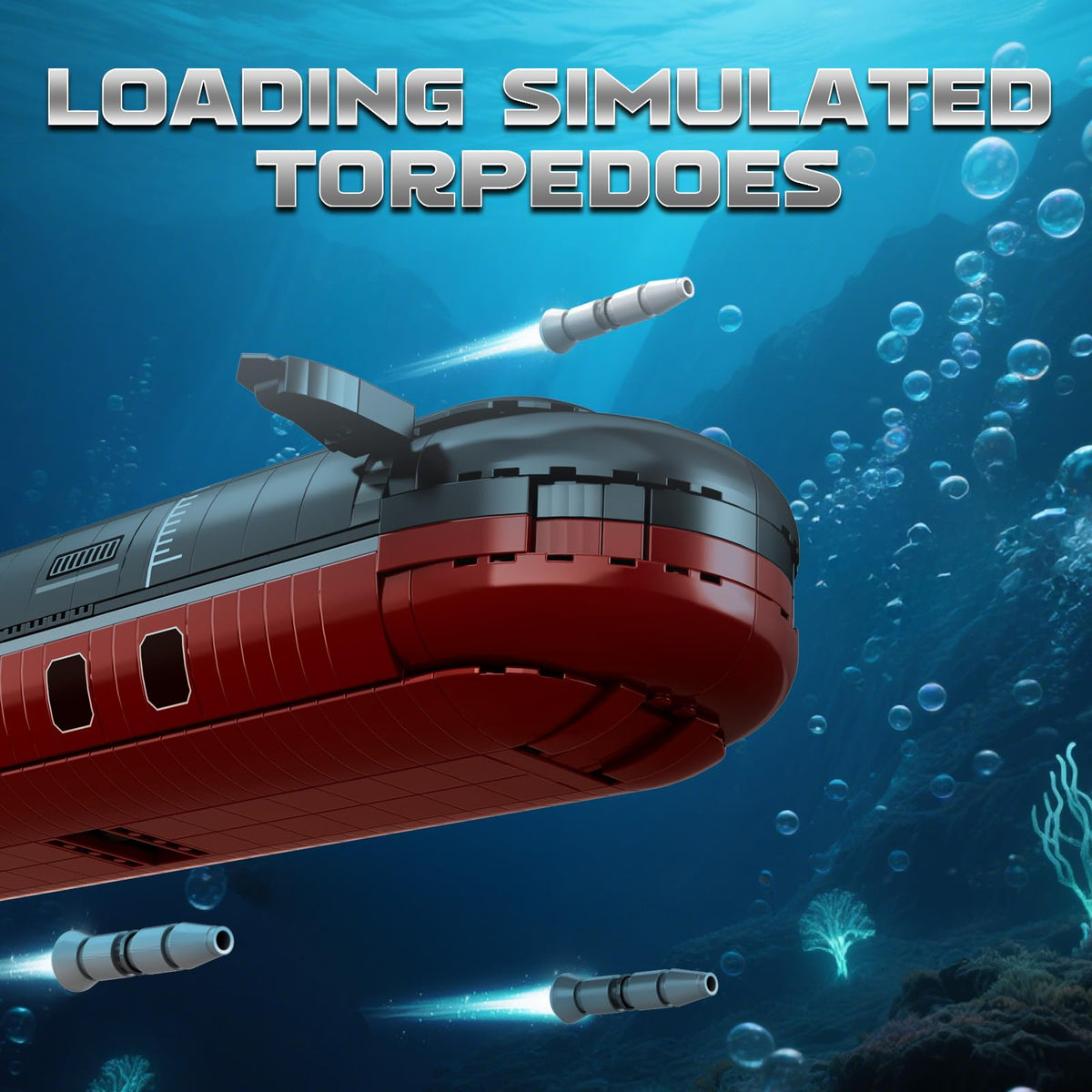 Nuclear Submarine Building Set Q80895