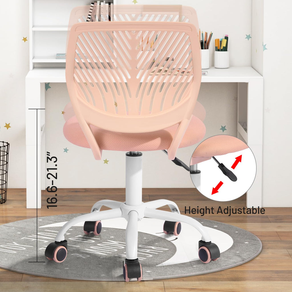 Armless Adjustable Swivel Mesh Task Chair S95285