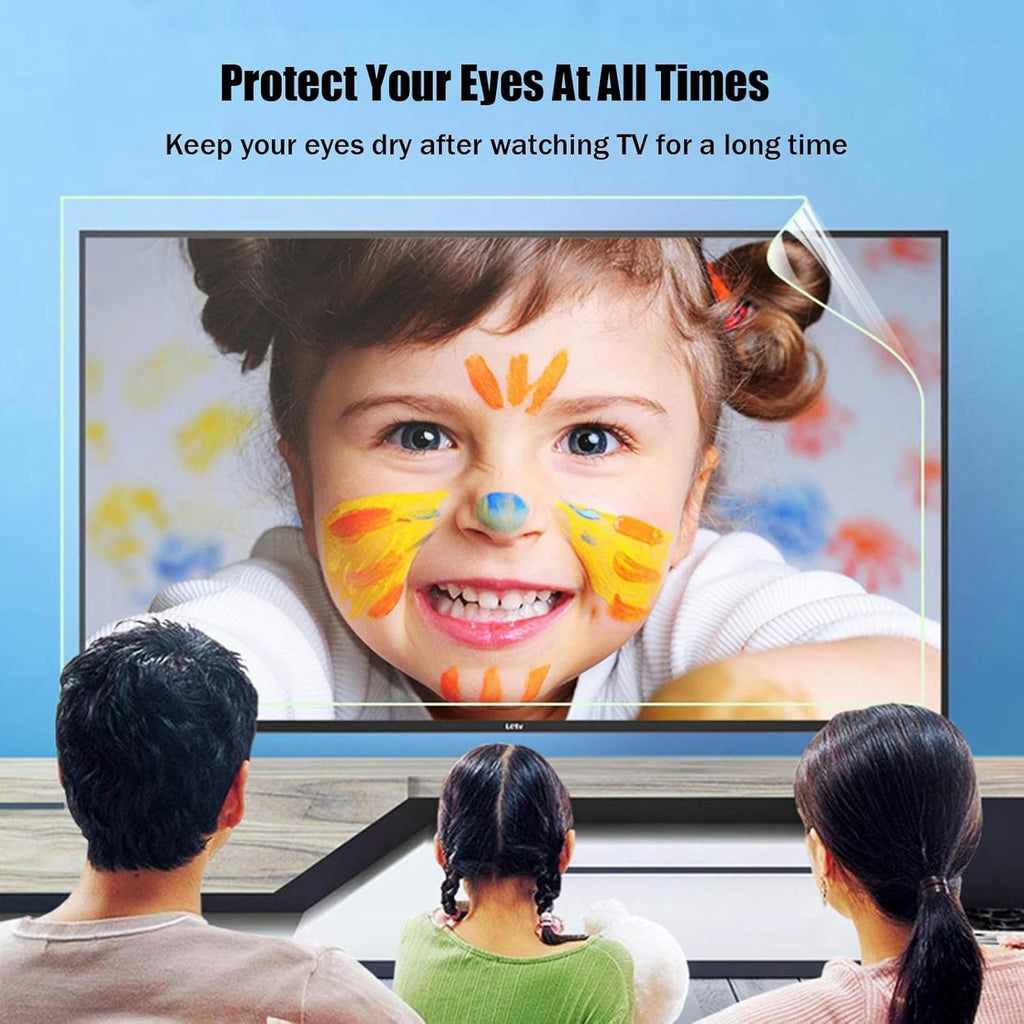 Matte Anti-Glare TV Screen Protector, 32-75 Inch Anti Blue Light Film U2597
