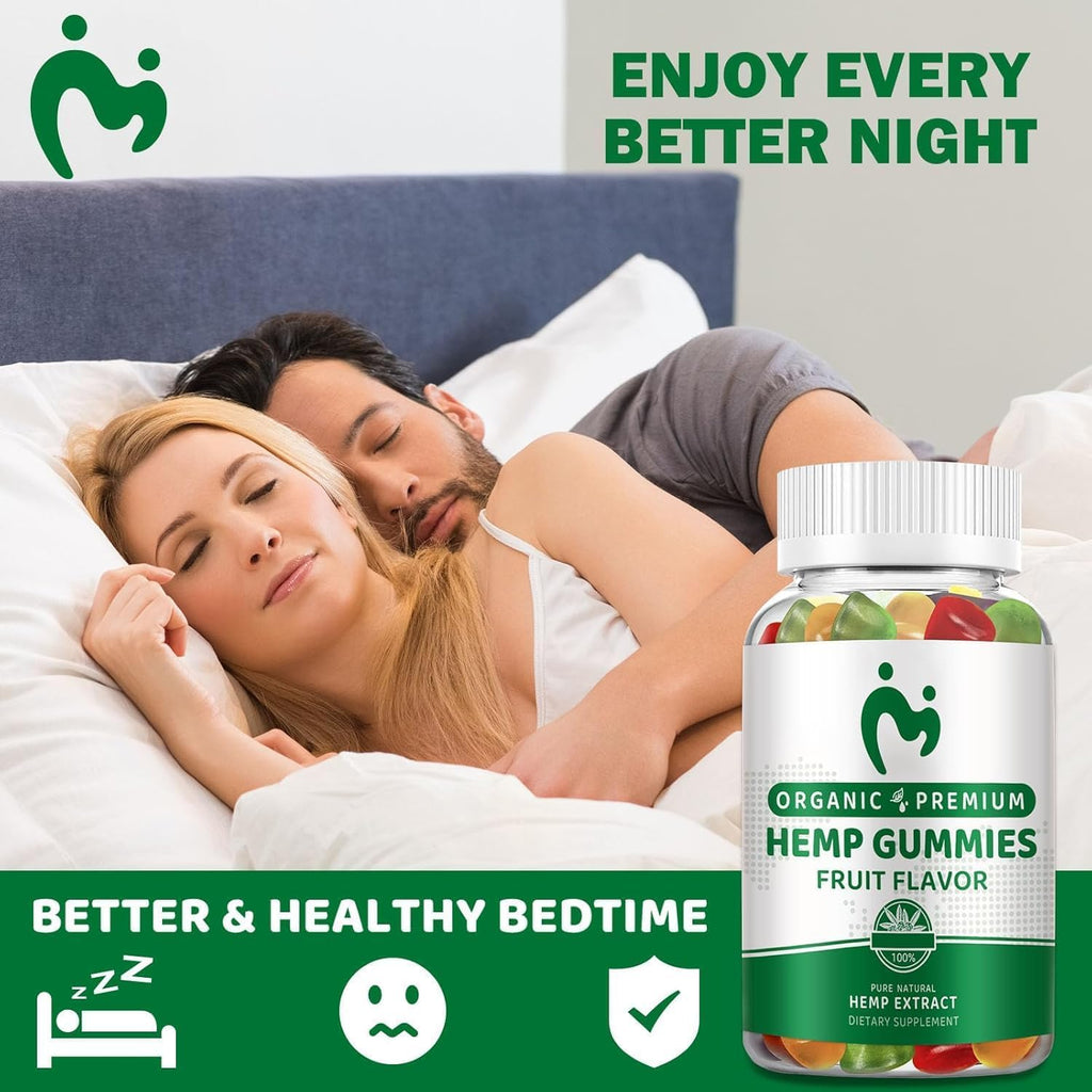 Hemp Gummies Extra Strength Vegan Low Sugar 3 Pack V47568
