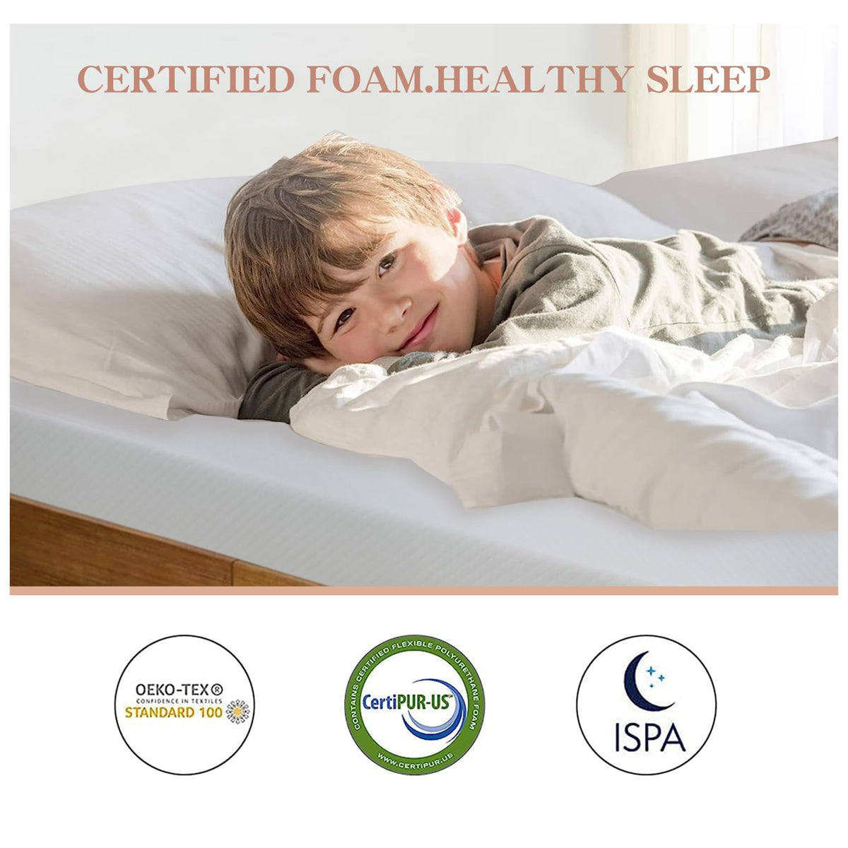 5 Inch Gel Memory Foam Twin Mattress O6729