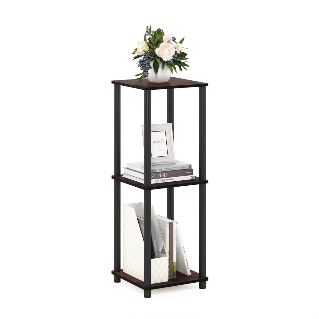 Set of 2 Square End Table with Open Shelf N3346
